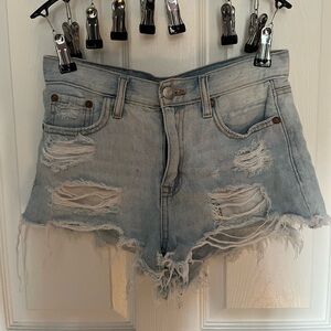 Omens ripped jeans shorts